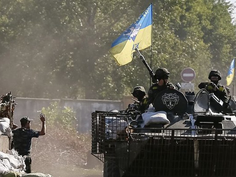 За сутки в зоне АТО ранены трое украинских военных
