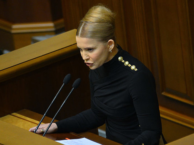 «Батькивщина» не станет голосовать за выборы и особенный статус Донбасса – Тимошенко