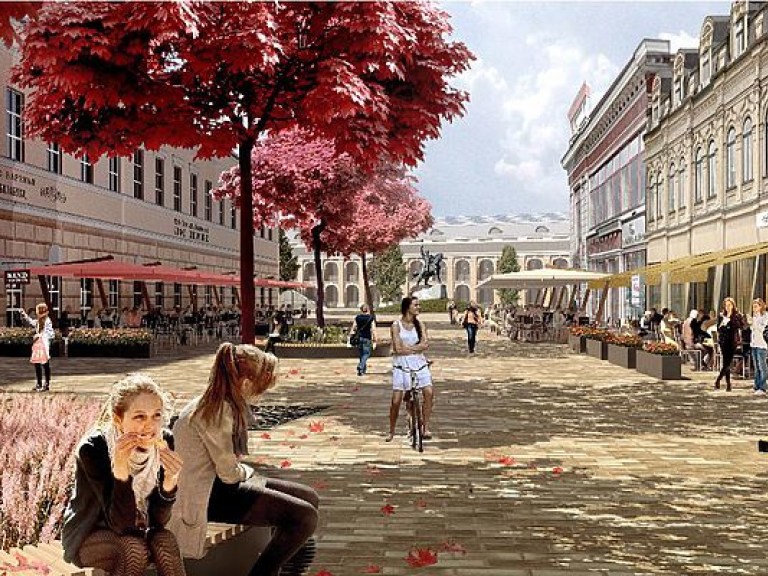 Столичную Контрактовую площадь и улицу Сагайдачного планируют сделать пешеходной зоной