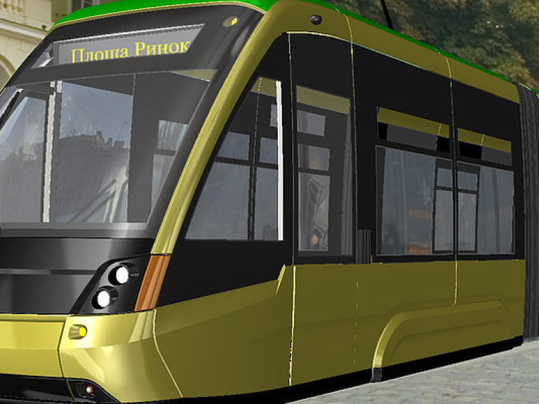 Во Львове новый трамвай &#171;Электрон&#187; попал в ДТП (ФОТО)