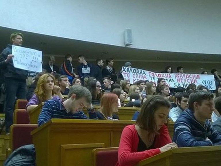 Сегодня студенты КНУ имени Тараса Шевченко проведут очередную акцию протеста