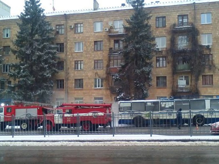 В Харькове на ходу загорелся троллейбус (ФОТО)