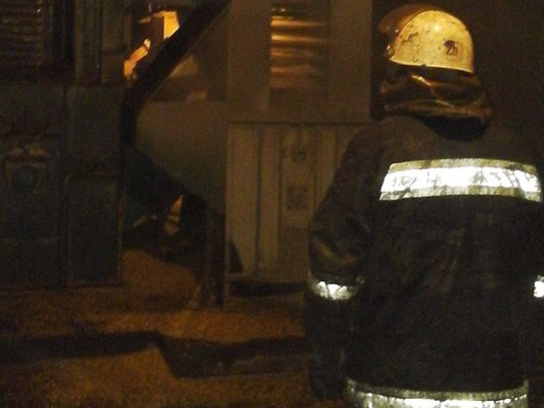 На Киевщине горела зерносушилка (ФОТО)