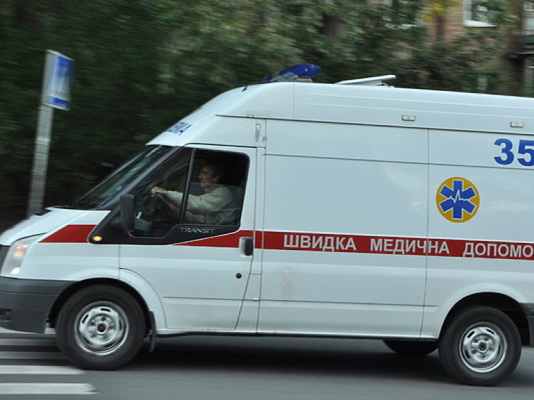 Ребенок выпал из маршрутки в Житомире (ФОТО)