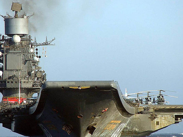 Минобороны РФ  отзывает авианосец «Адмирал Кузнецов» из зоны конфликта в Сирии