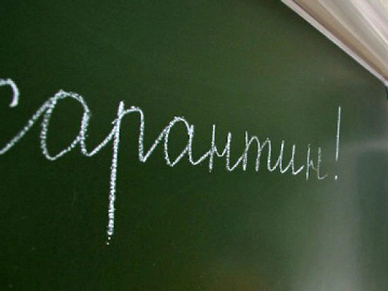 Власти Запорожья продлили карантин в школах