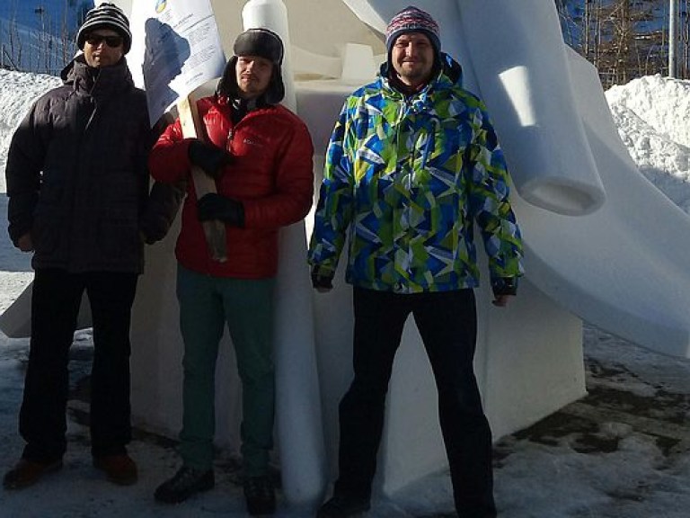 Украинцы победили на фестивале снежной скульптуры в Швейцарии (ФОТО)
