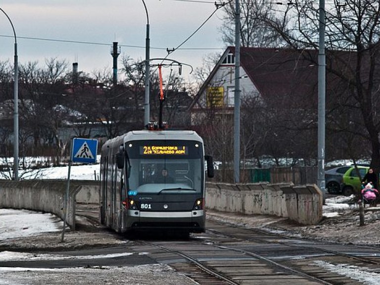 Некоторые киевские трамваи временно изменят маршрут