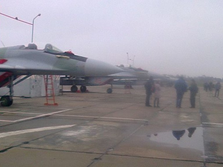 В Бобруйске при взлете загорелся истребитель МиГ-29
