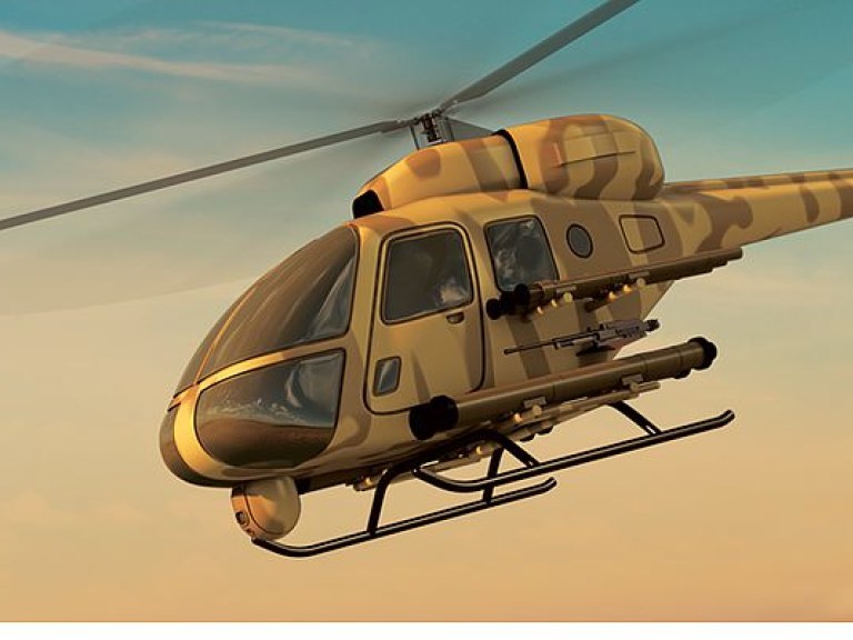 «Укроборонпром» представил легкий боевой вертолет КТ112 Combat (ФОТО)