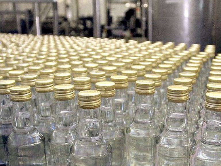 В Украине снизилось производство водки