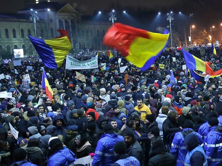 В Румынии вновь вспыхнули акции протеста (ФОТО)