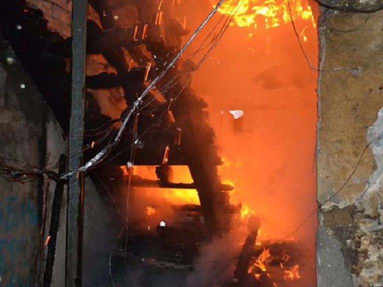 В Одессе горел многоквартирный дом (ФОТО)