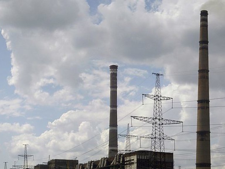 Славянская ТЭС остановлена из-за нехватки топлива