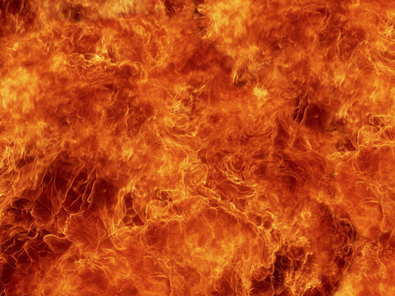 В Борисполе пожар уничтожил склады по приему вторсырья (ВИДЕО)