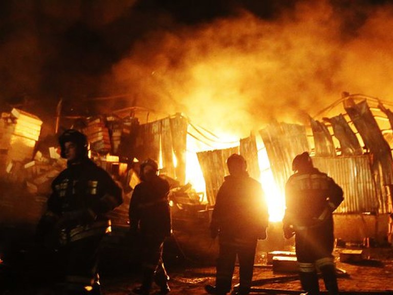 В Харьковской области горел дом престарелых