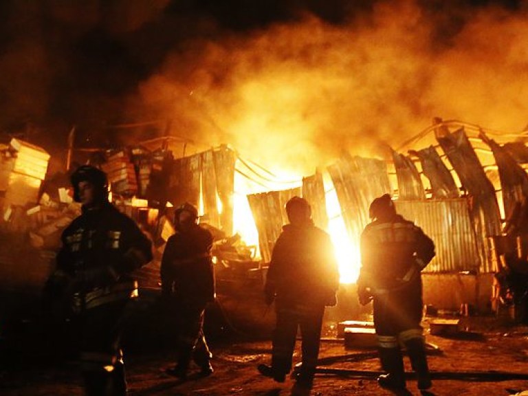 Масштабный пожар в Днепровском районе столицы ликвидирован – ГСЧС