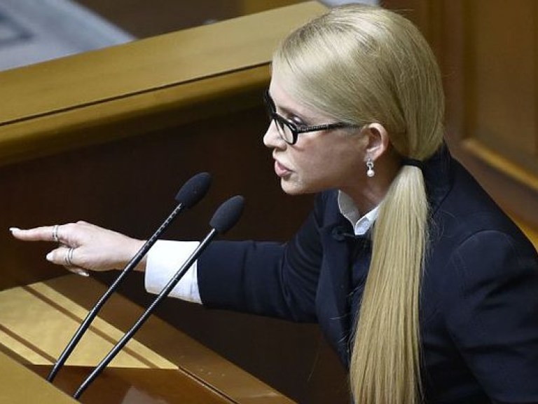 Тимошенко обвиняют в госизмене, чтобы  устранить возможного конкурента – источники в Раде