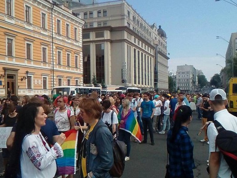 «Марш равенства» в Киеве: без пострадавших, но с задержанными противниками акции (ФОТО, ВИДЕО)
