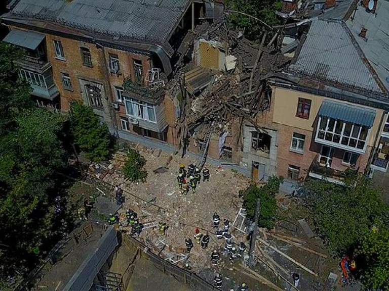 Причину взрыва жилого дома в Киеве до сих пор не установили – КГГА