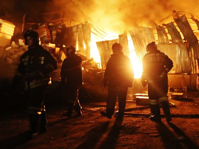 В Москве произошел масштабный пожар, пострадали 14 человек