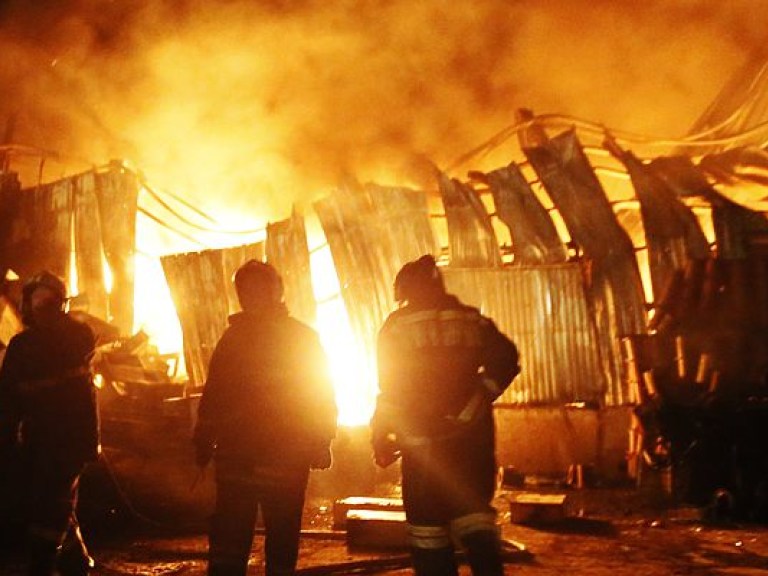В Днепропетровской области потушили пожар на военном полигоне