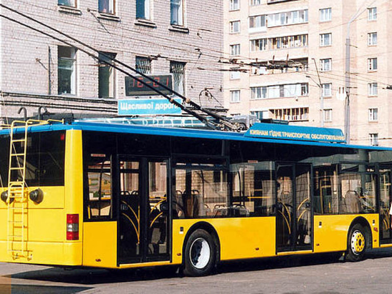Работа троллейбусов маршрута №39 в Киеве будет изменена
