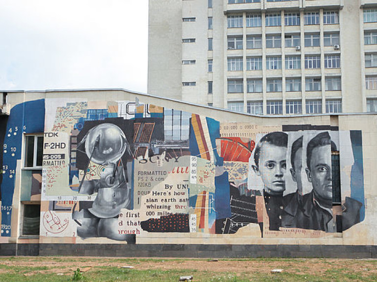 Художник Marat Morik  украсил муралом стену седьмого корпуса КПИ (ФОТО)
