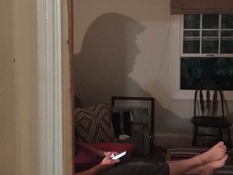 Необычная тень на стене, похожая на профиль Трампа, насмешила Интернет (ФОТО)