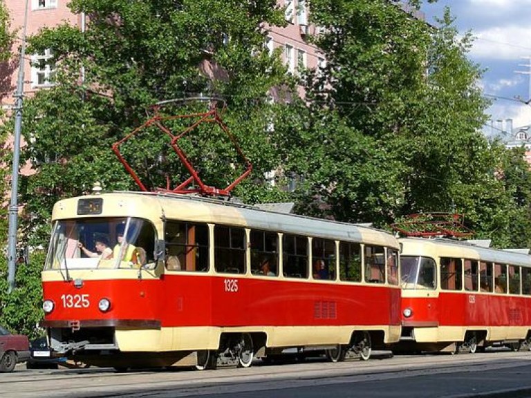 29 августа -1 сентября движение двух киевских трамваев временно остановят