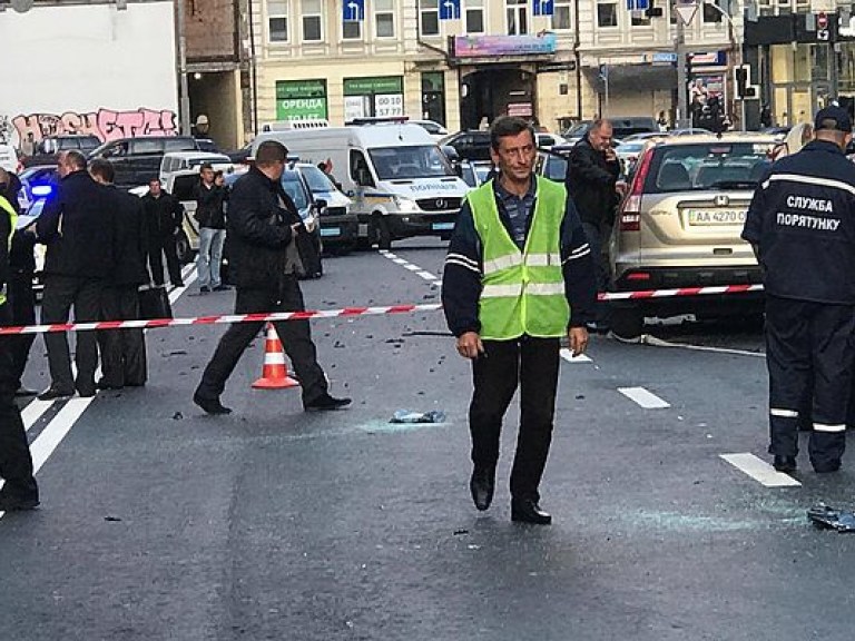 Взрыв автомобиля в центре Киева: в полиции заявили об отсутствии новой информации