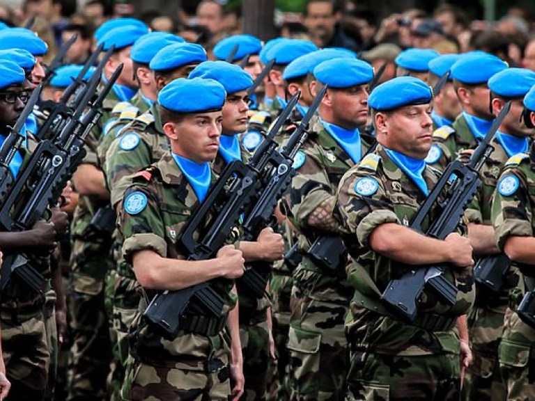 Украина еще не подавала в ООН резолюцию о размещении миротворцев