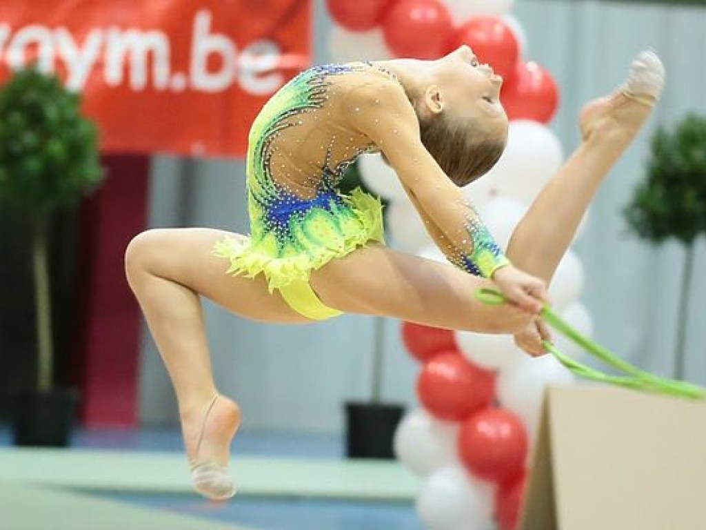 Украинские гимнастки завоевали золотые медали на турнире в Бельгии