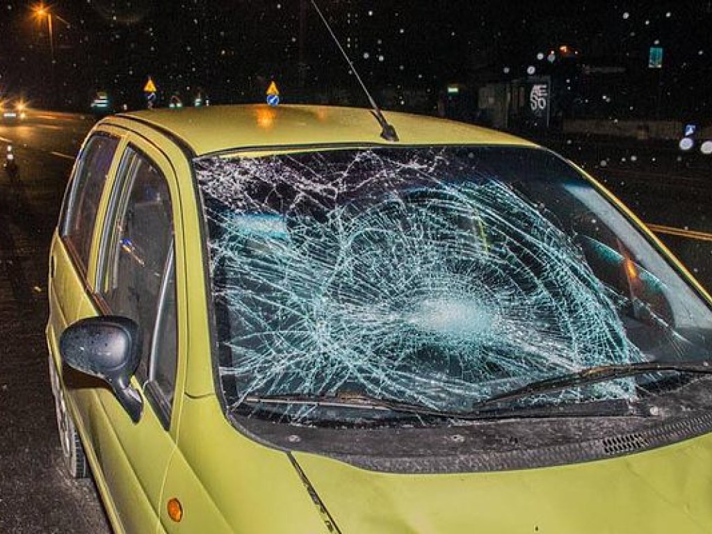 На столичных Березняках Daewoo Matiz сбил пешехода (ФОТО)