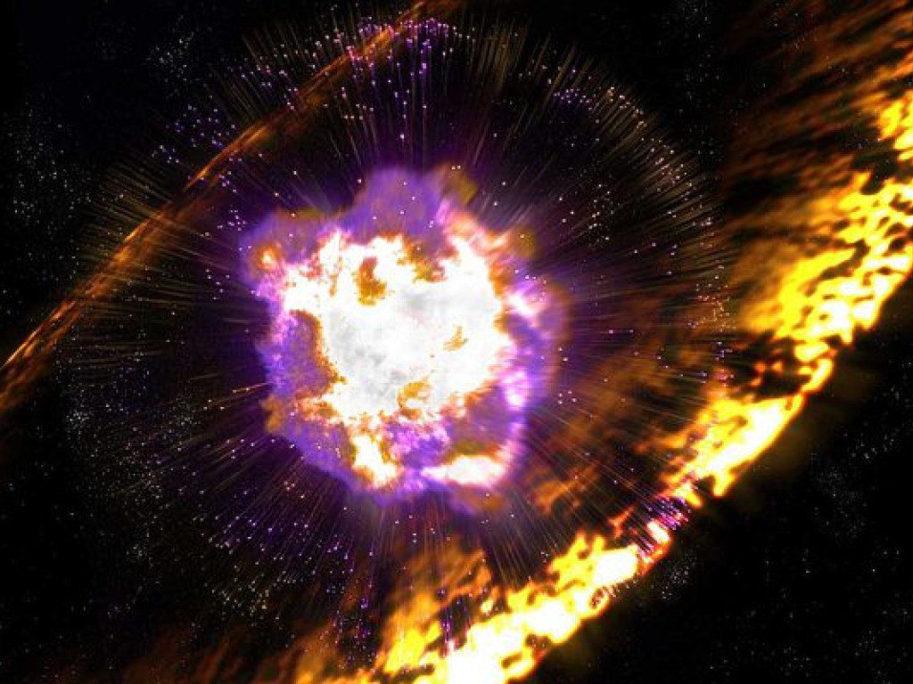 Астрономы нашли уникальную сверхновую звезду