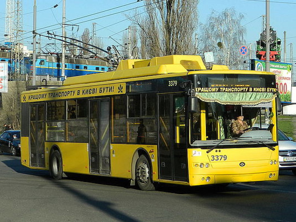 В Киеве в результате ДТП на мосту Патона ограничили движение общественного транспорта