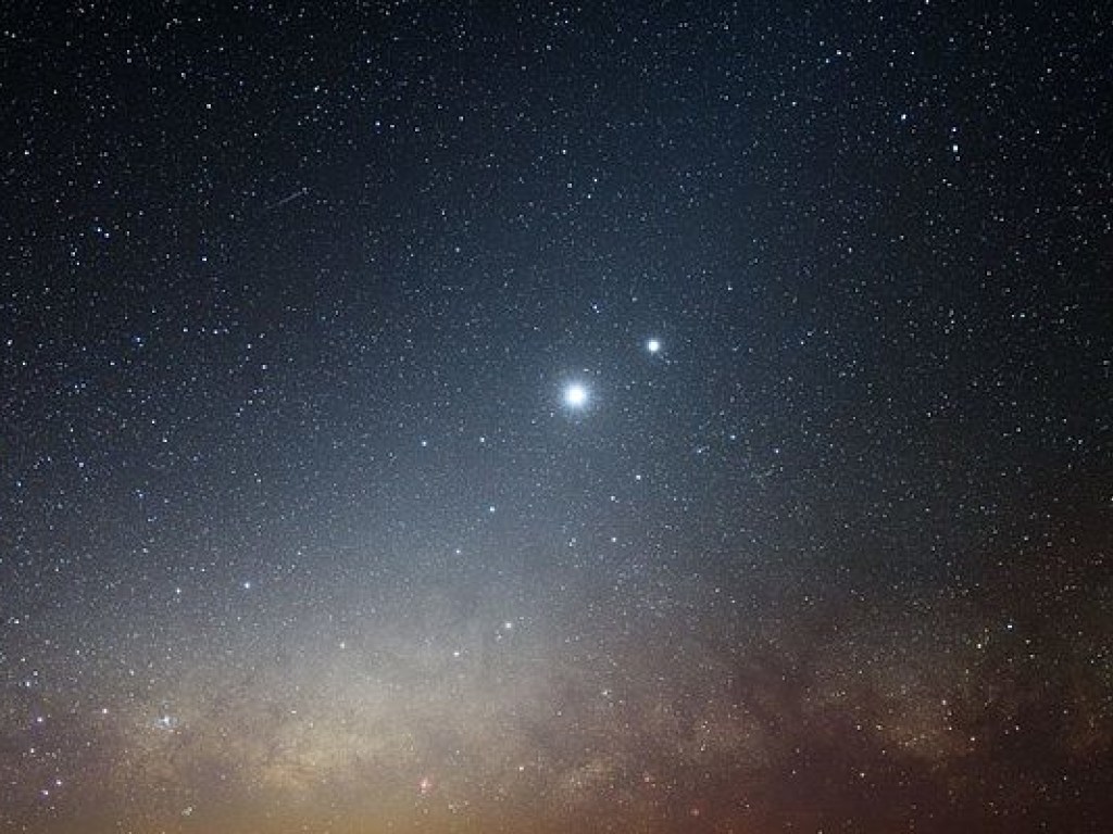 На рассвете 13 ноября украинцы смогут увидеть слияние Венеры и Юпитера (ВИДЕО)