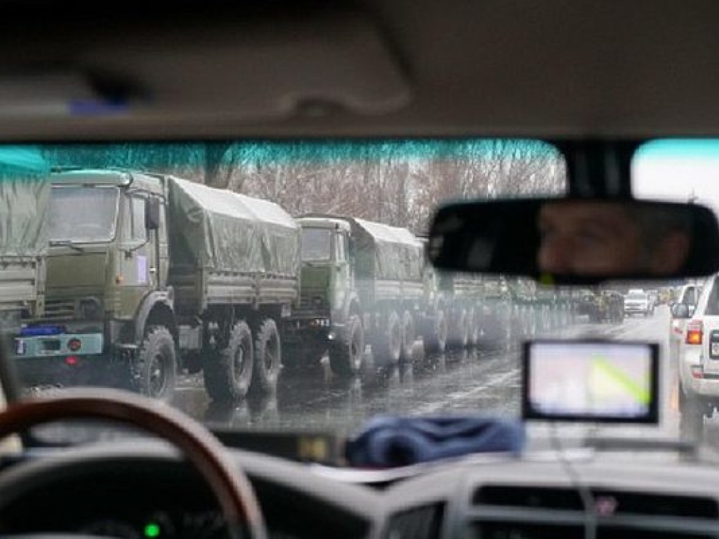 ОБСЕ зафиксировала колонну военной техники, которая направлялась в сторону Луганска (ФОТО)
