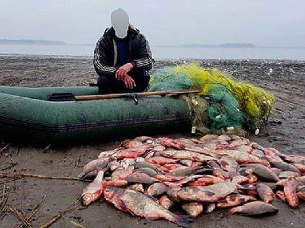На Полтавщине полицейские задержали рыболова-браконьера (ФОТО)