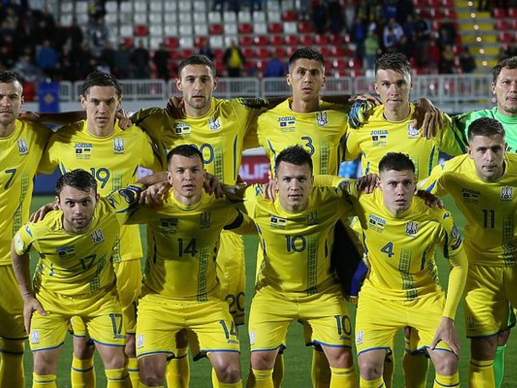 Сборная Украины опустилась на 5 позиций в рейтинге ФИФА