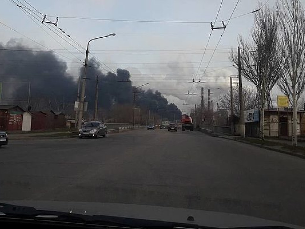 Стала известна причина сильного задымления в Запорожье