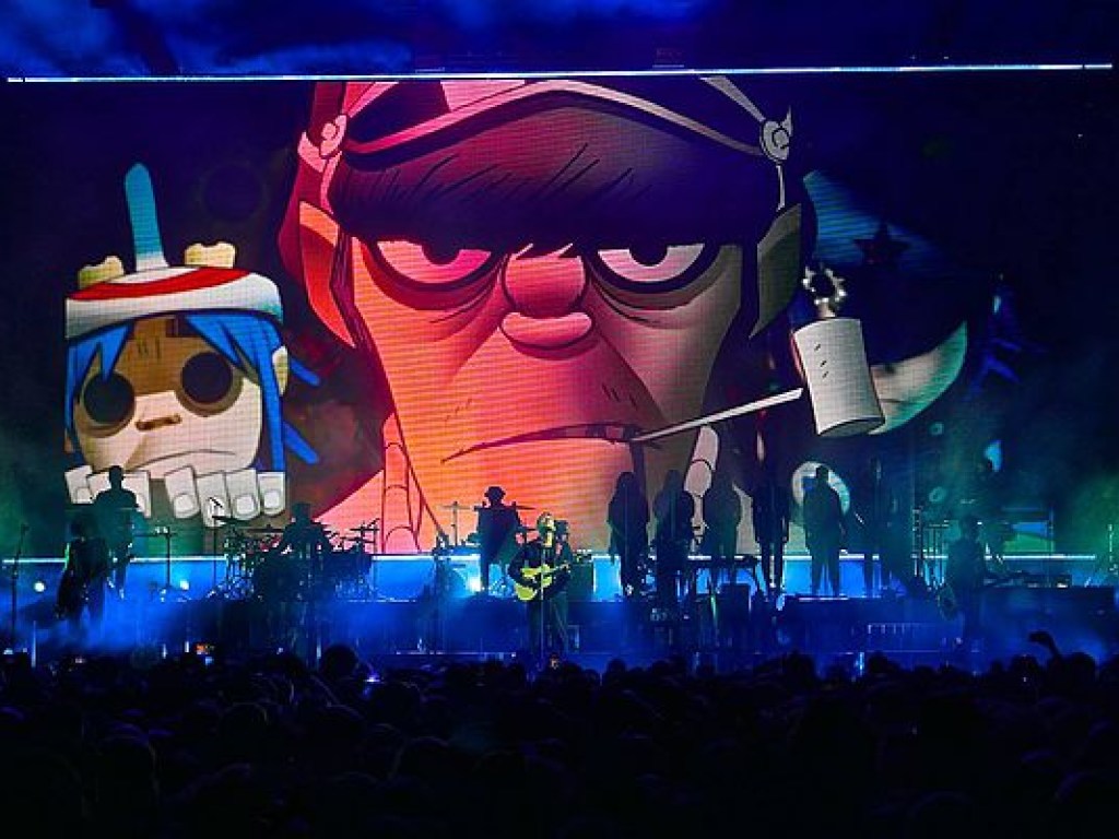 Группа Gorillaz станут хедлайнером предстоящего UPark Festival