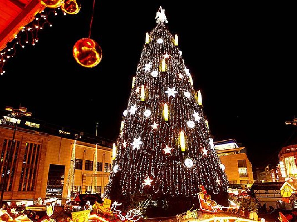 В Милане мигрант из Африки пытался снять крест с рождественской елки