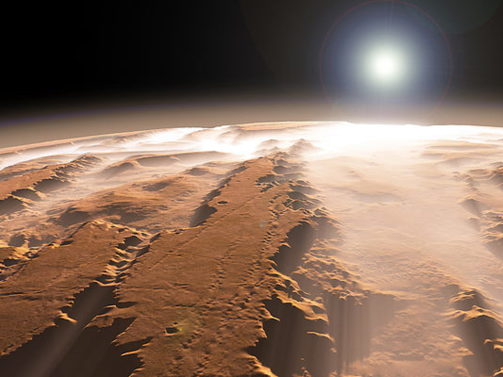 На Марсе обнаружили крупные залежи льда (ФОТО)