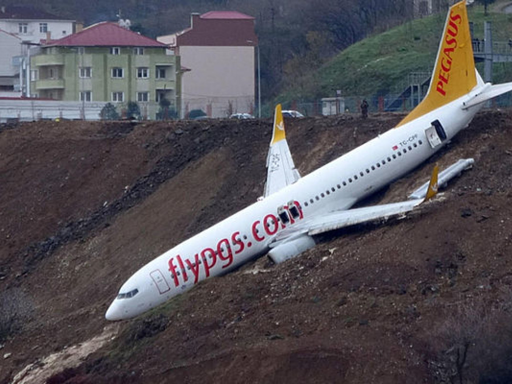 В сети опубликовали видео из падающего самолета в Турции