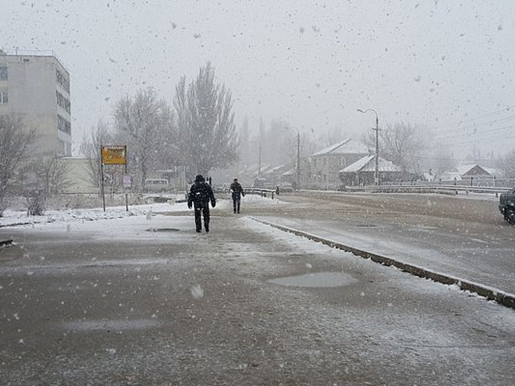 В восьми областях Украины ожидается существенное ухудшение погодных условий