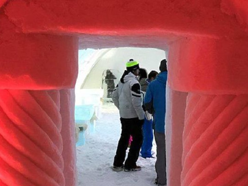 В Карпатах открылся ледовый отель (ФОТО)
