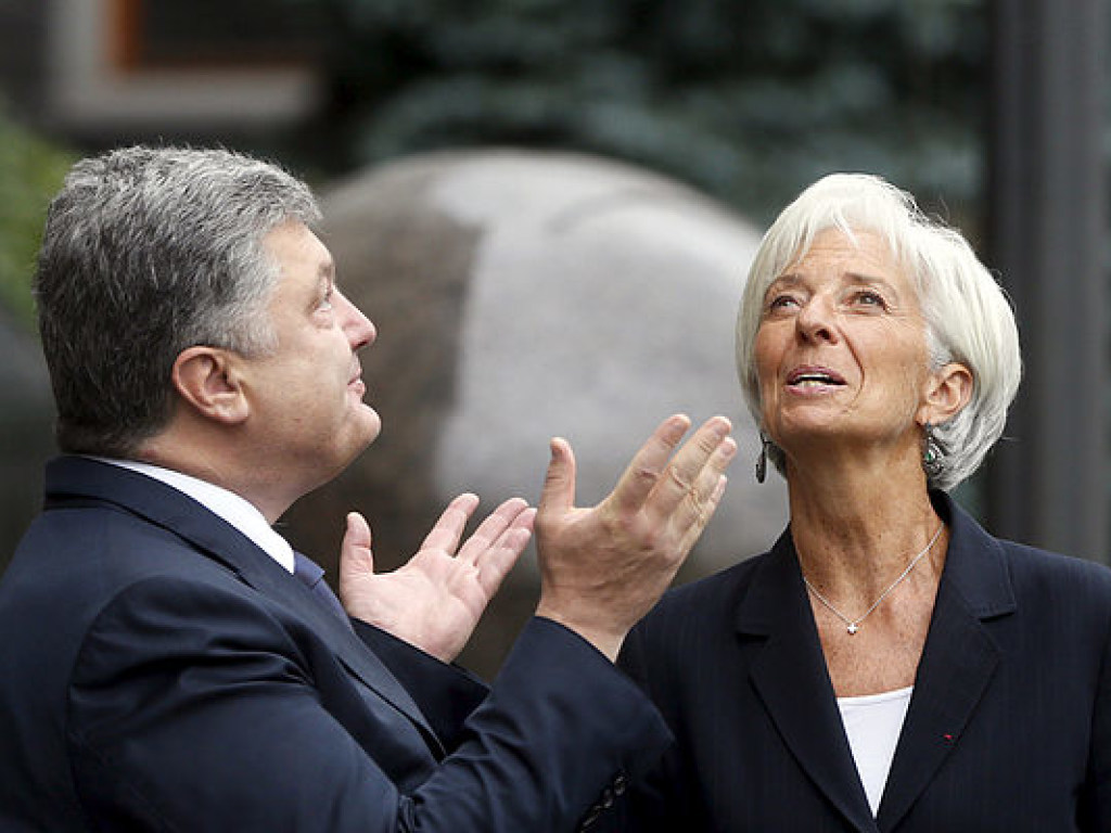 Порошенко и Лагард обсудят кредитование Украины в Давосе