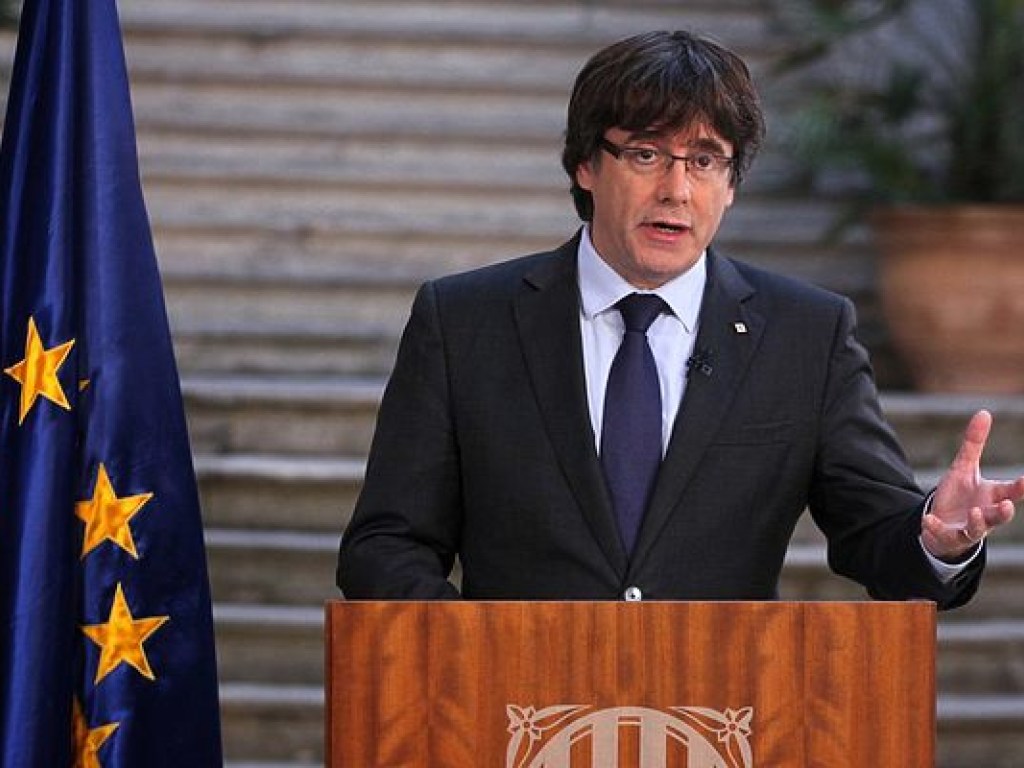Пучдемона официально выдвинули кандидатом в председатели правительства Каталонии