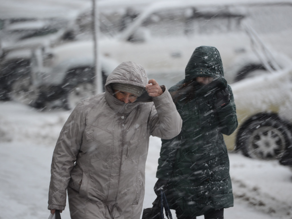 Погода на 25 января: на западе Украины – снег, на остальной территории гололед и до – 20 градусов мороза
